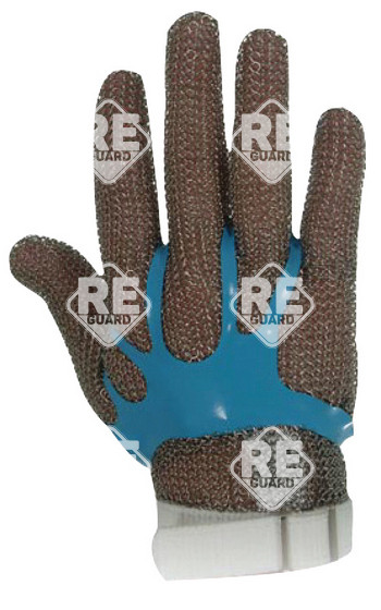 Lánckesztyű feszítő gumi kék M