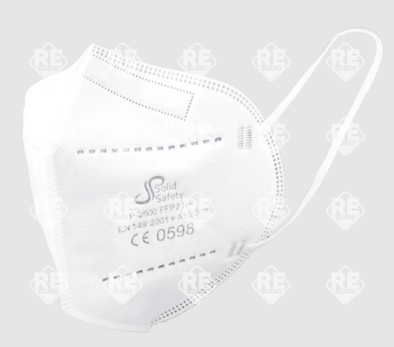 FFP2-Maske Filter-Atemschutzmasken Solid Safety NR weiß