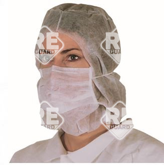 Astrohaube mit Mundschutz Guarder weiß