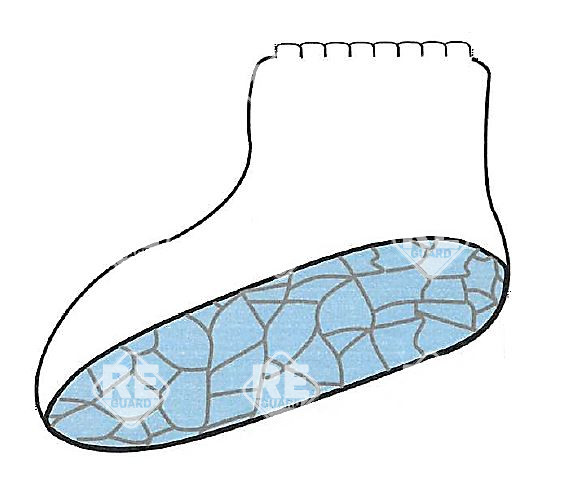 Sprayguard Schuhüberzug, Höhe 18 cm, Fußlänge 31 cm