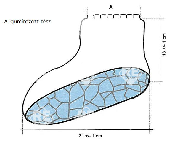 Sprayguard Schuhüberzug, Höhe 18 cm, Fußlänge 31 cm