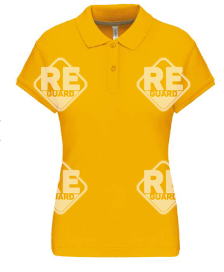 KA242 damen-pique-poloshirt mit kurzarm schwarz 2XL