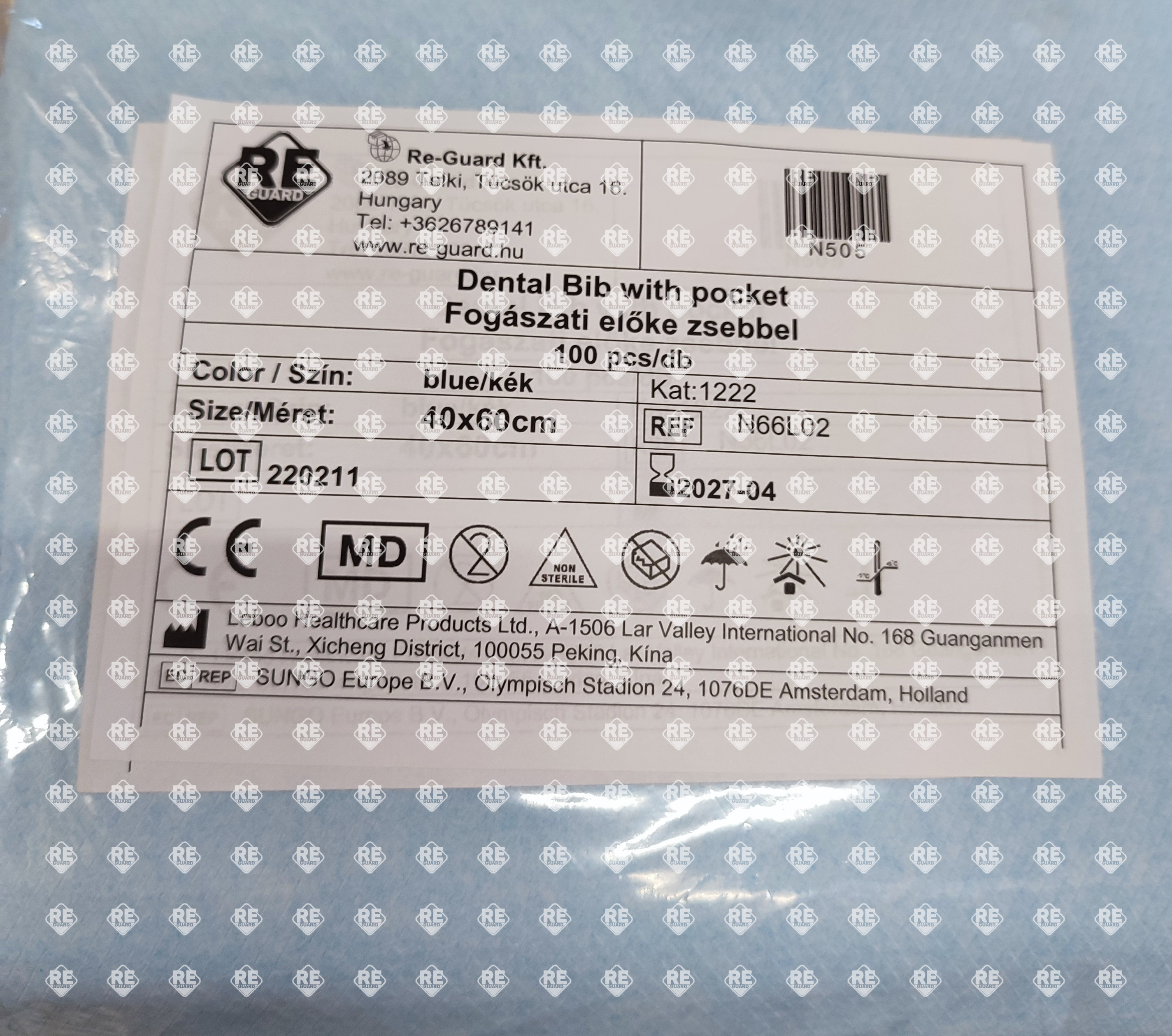 Dental Lätzchen mit Tasche Guarder 40x50cm