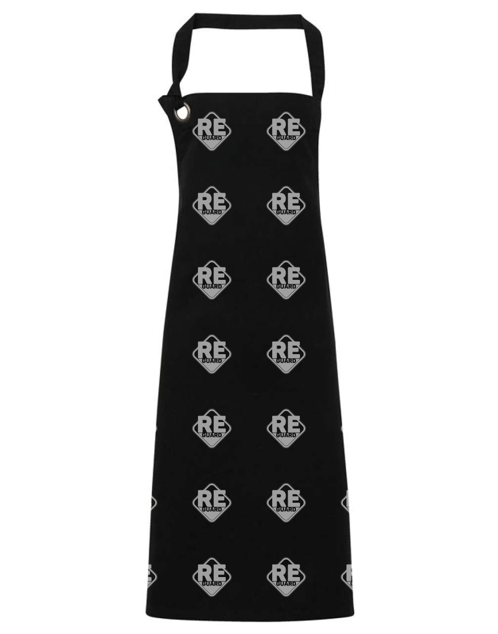 PR130 'CALIBRE' SCHWERE BAUMWOLLCANVAS-LATZSCHÜRZE black