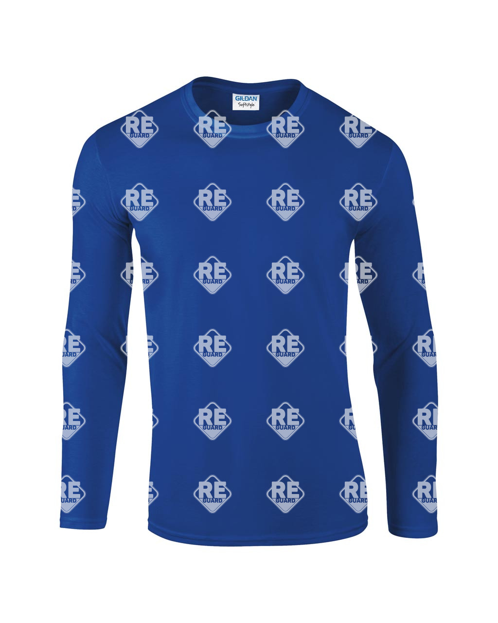 SOFTSTYLE® Langarm-T-Shirt für Erwachsene Navy S