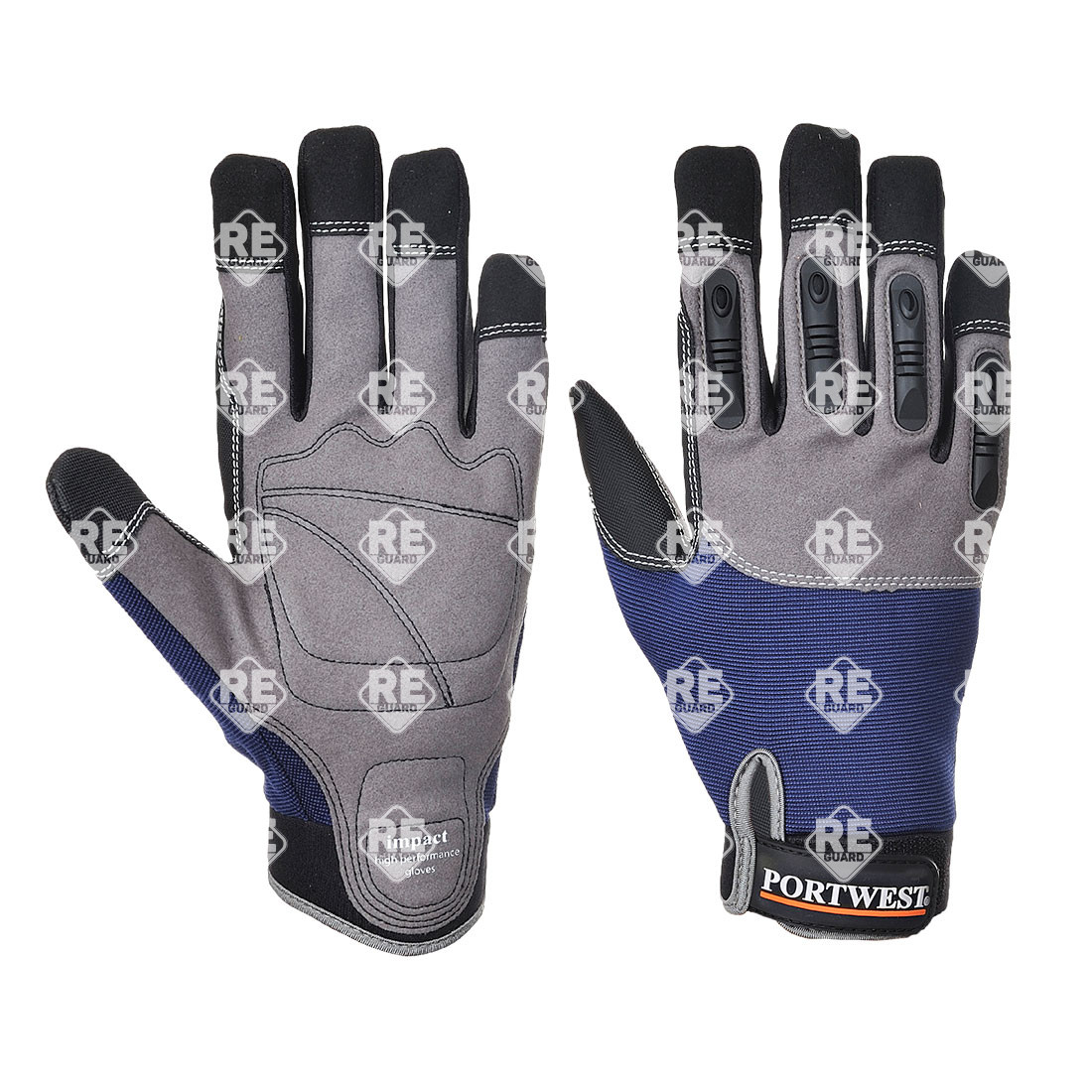 Impact-Hochleistungs-Handschuh marine L