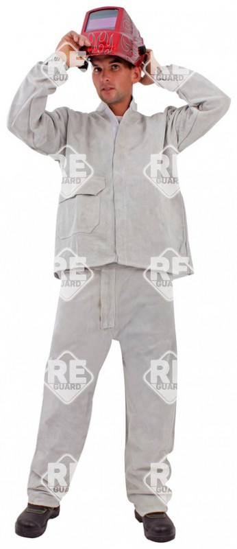 Schweißerlederjacke L