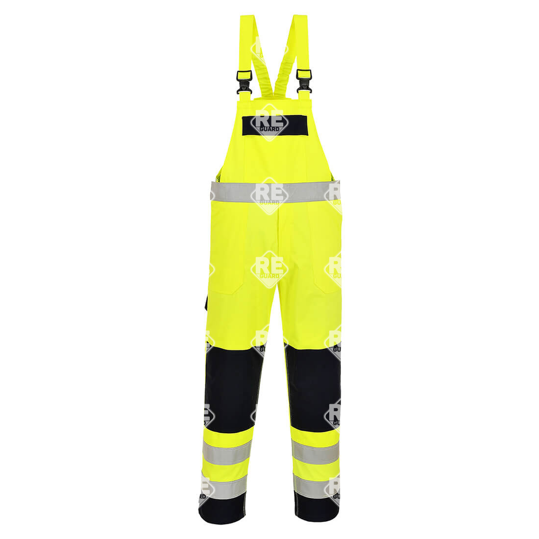 Bizflame Work Hi-Vis Multinorm Kontrast FR LatzhoseGelb/Marine M