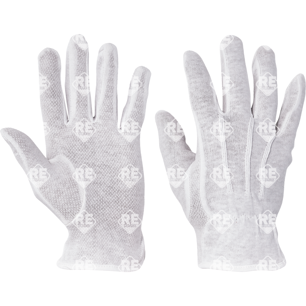 Bustard mikropöttyös védőkesztyű fekete  - 7