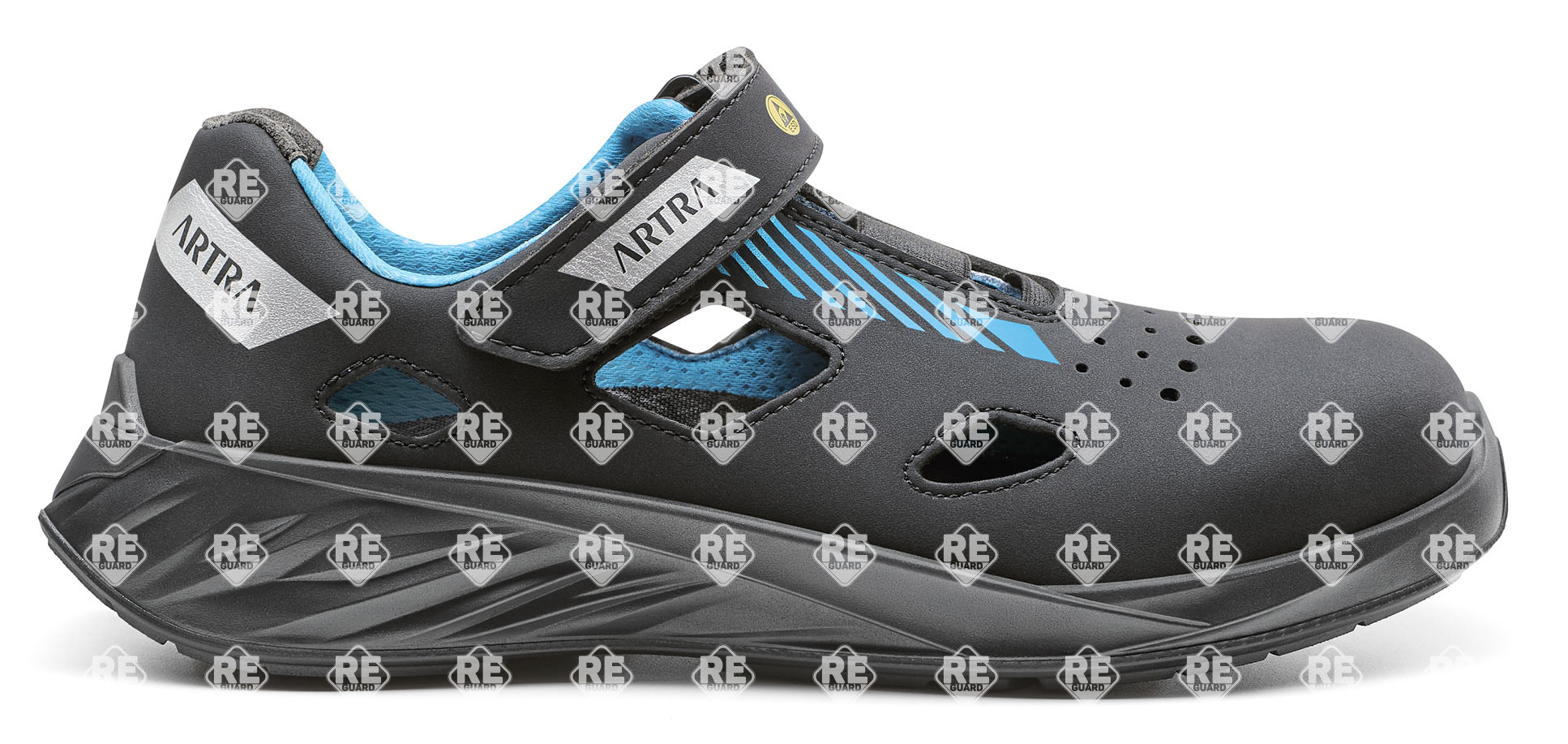 ARTRA ARYA 300 619060 S1 PL ESD schwarz/blau sandale 35