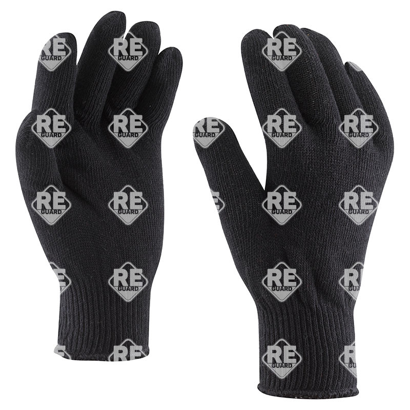 Gefütterter Baumwollhandschuh, Größe 8