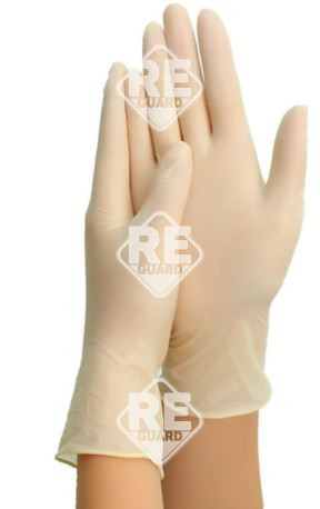 MAXTER Latex 5.7g puderfreier Untersuchungshandschuh XS