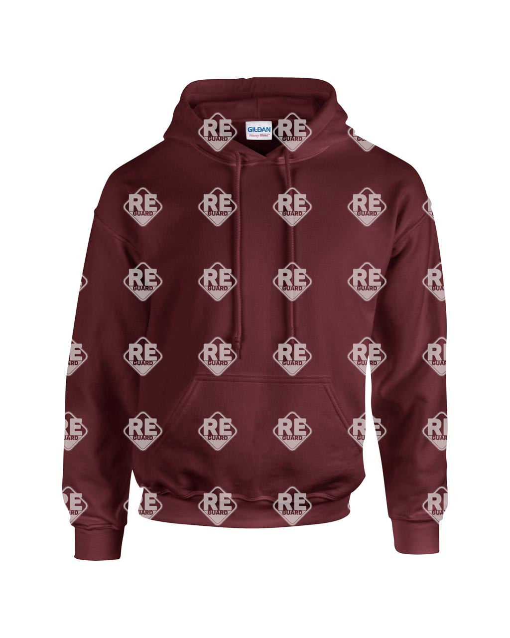 HEAVY BLEND™ SWEATSHIRT MIT KAPUZE FÜR ERWACHSENE Antique Cherry Red 2XL