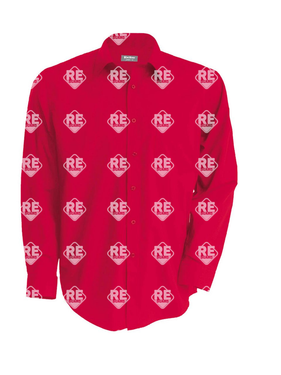 KA541 HERREN LANGARMHEMD AUS BAUMWOLLPOPELINE black 2XL