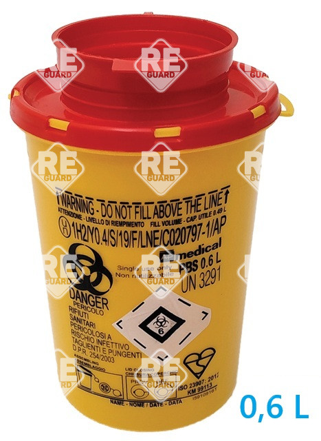 Nadel Entsorgungsbehälter Safebox 0,6l