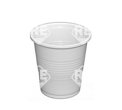 Plastikbecher 3 dl, weiß