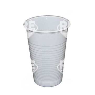 Plastikbecher 3 dl, weiß