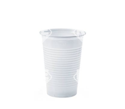 Plastikbecher 3 dl, weiß