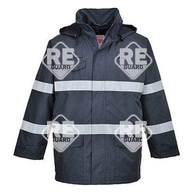 Bizflame MULTISAFE Regenjacke Marine 4XL