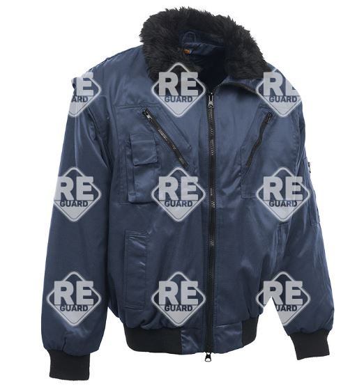 Rock Pilotenjacke, schwarz, Größe 2XL