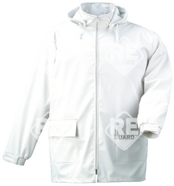 FOOD Jacke PU weiß L