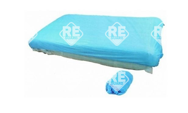 Matrazbezug Guarder mit Gummizug CPE 210x90x20 cm blau