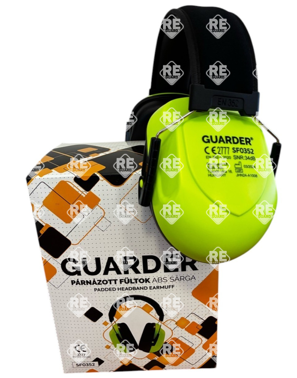 Guarder Gepolstertes Stirnband Ohrenschützer gelb