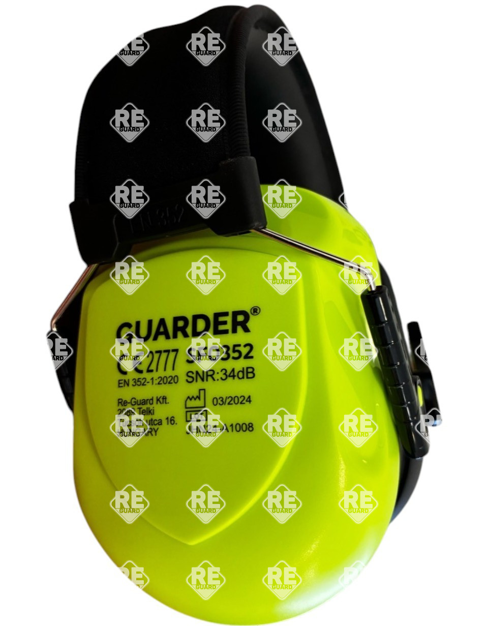 Guarder Gepolstertes Stirnband Ohrenschützer gelb