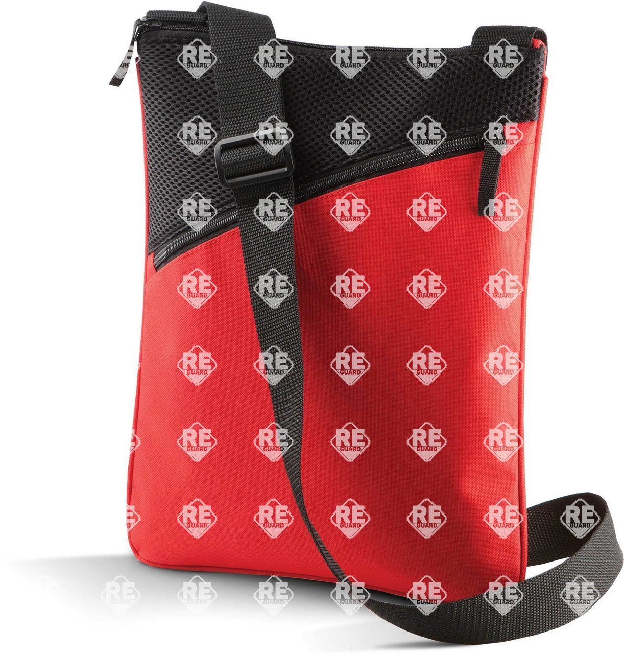 Tablet- und dokumententasche zum umhängen KIMOOD gebranntes limettengrün