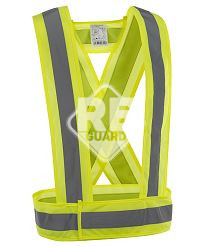 Reflektierender Schultergurt, orange,Herrengröße