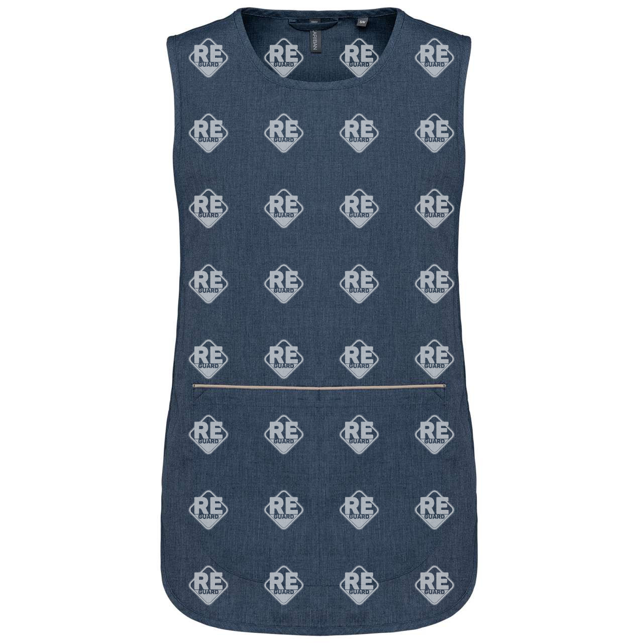 KA822 DAMEN-TUNIKA blue jean 2XL/3XL