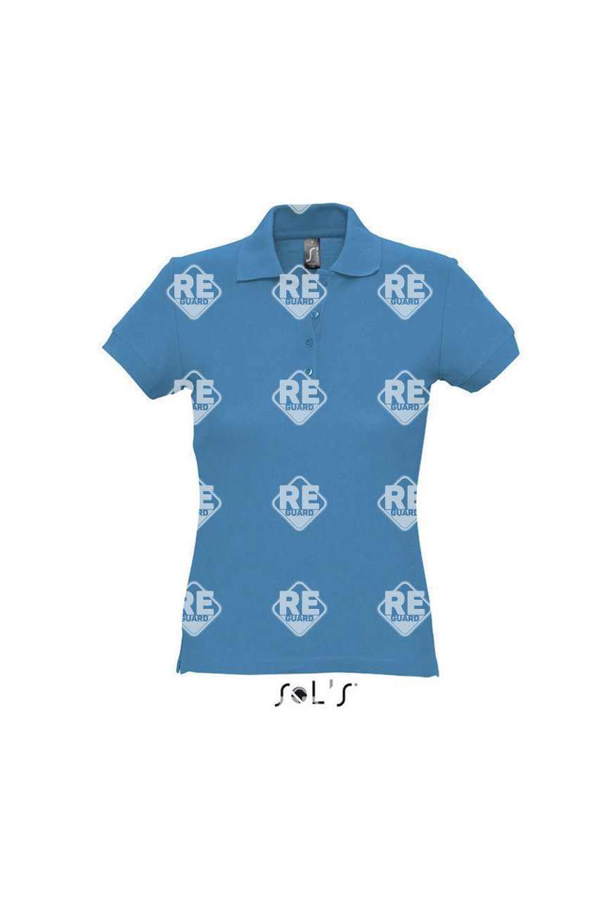 SOL'S PASSION - POLOSHIRT FÜR DAMEN aqua 2XL