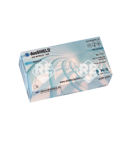 DuoShield ICE NITRILE 240 puderfreier Handschuh 100St/Box XS