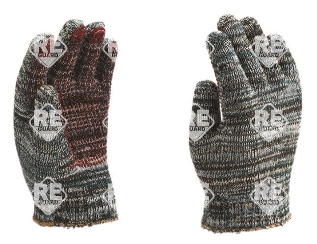 Gepunkteter Handschuh, Größe 8, verschleißfest