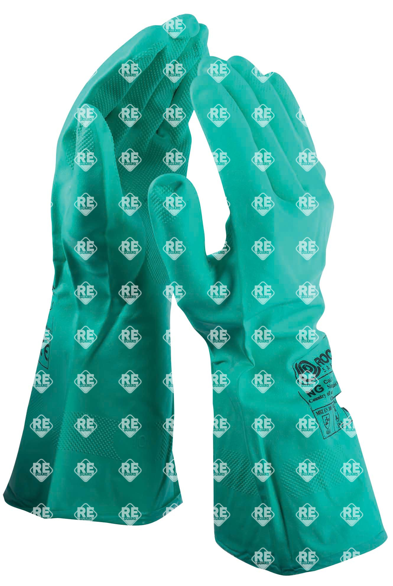 Nitril-Handschuh, grün, Größe 8