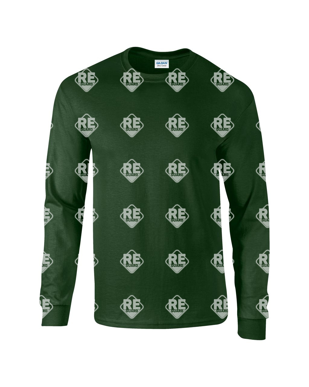 ULTRA COTTON™ LANGARM-T-SHIRT für Erwachsene Black 2XL