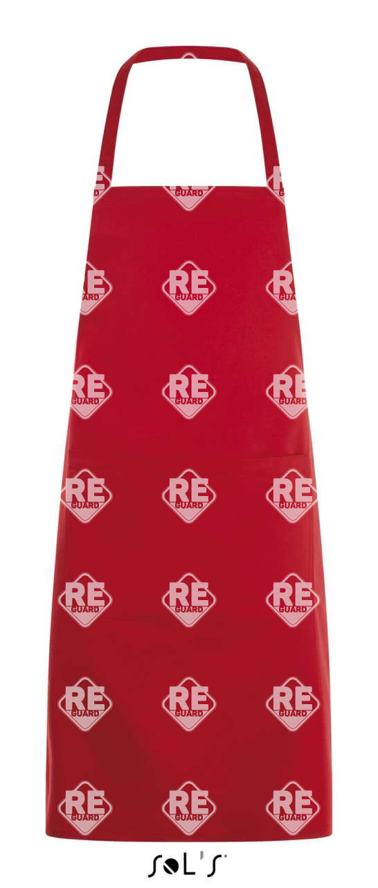 SOL'S GRAMERCY - LANGE SCHÜRZE MIT TASCHE black