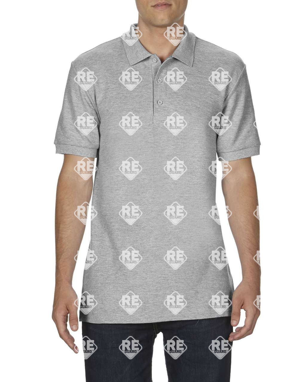 PREMIUM COTTON® ERWACHSENE DOPPEL PIQUÉ POLO Schwarz 2XL