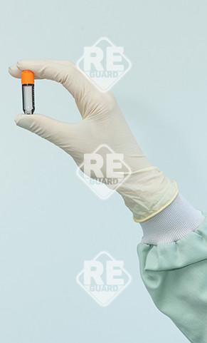 ecoSHIELD Eco Latex 250 puderfreier Einweghandschuh 100St/Box XS