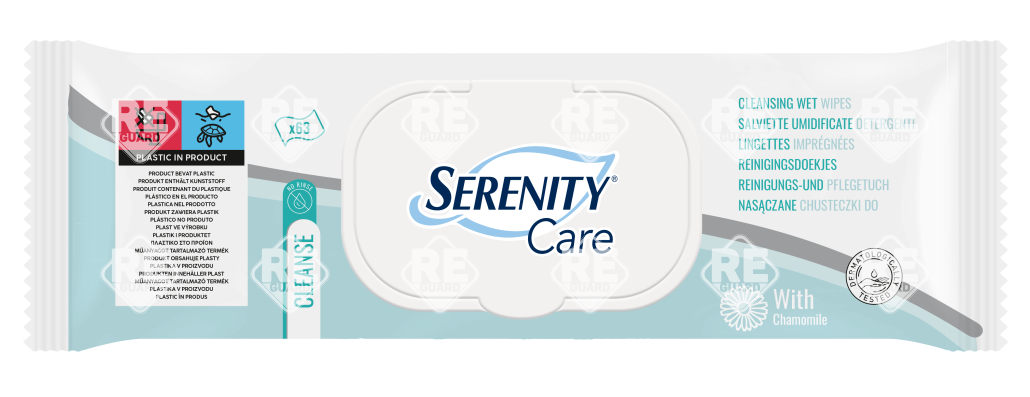 iD Serenity Feuchttücher 63 Stück (28×23 cm)