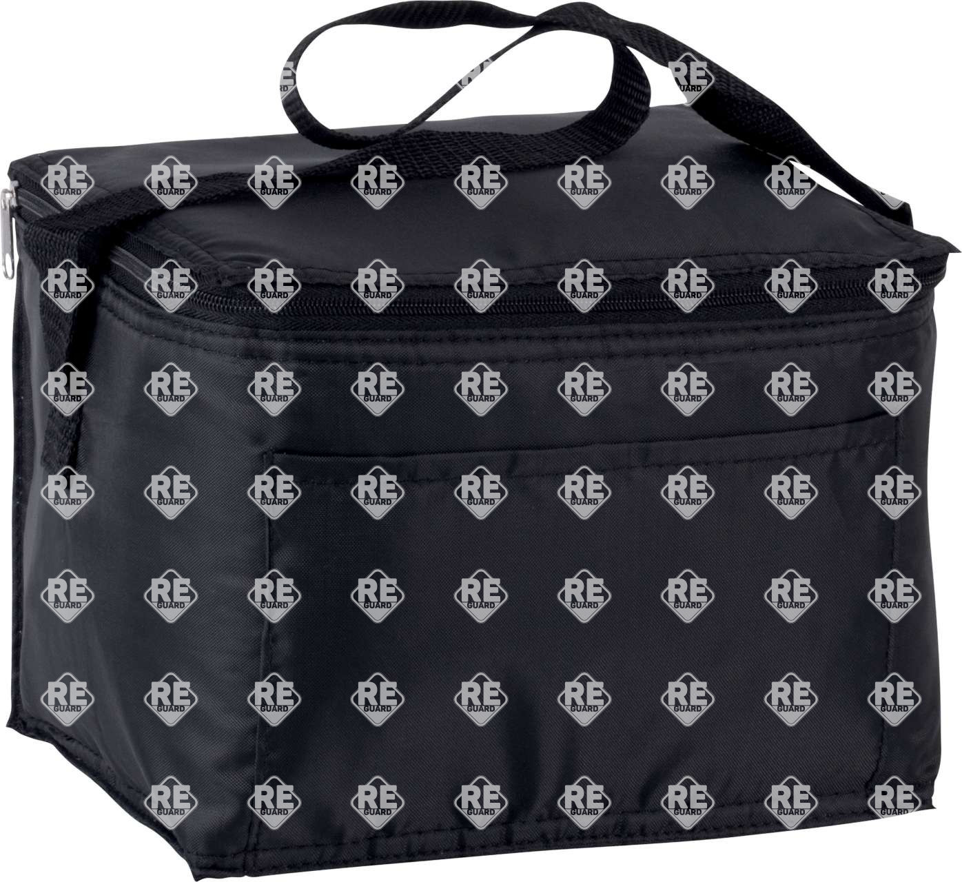 Mini-Kühltasche mit Aluminiumfolie KIMOOD schwarz