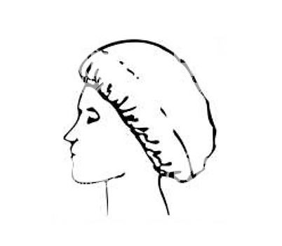 Chicopee Perforated Haarnetz durchm: 50  blau