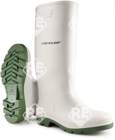 Dunlop Pricemastor weiße Nitrilstiefel 35