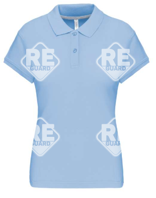 KA242 damen-pique-poloshirt mit kurzarm schwarz 2XL