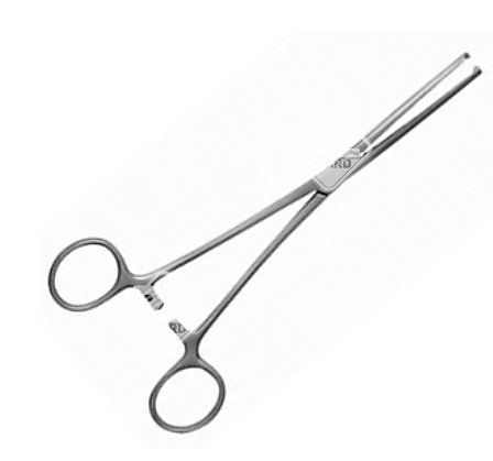 Gefäßklemme gerader Haken 16 cm