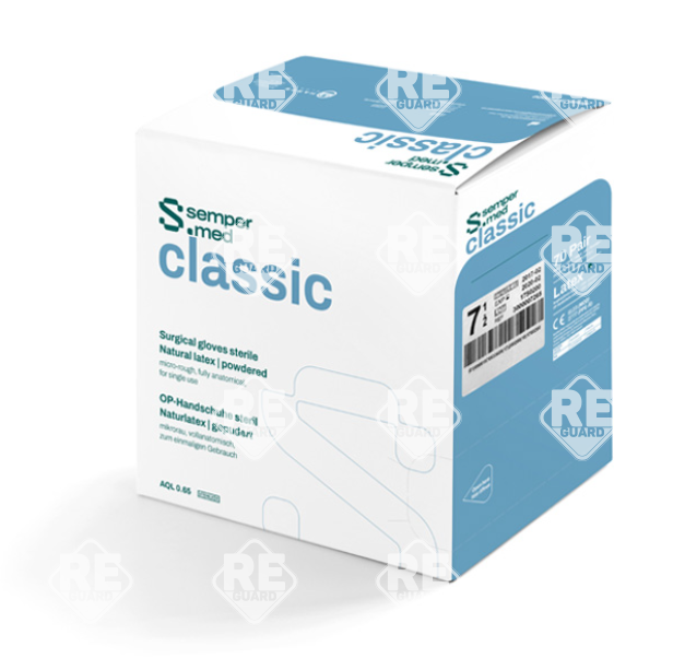 SEMPERMED® Classic pudergepuderter steriler Handschuh 7