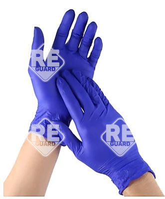 GUARDER Nitril Kobaltblaue puderfreie Handschuhe 100 St/Box XS