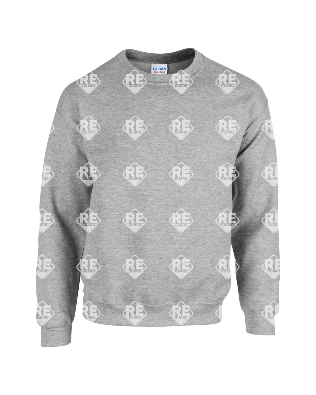 HEAVY BLEND™ SWEATSHIRT MIT RUNDHALSAUSSCHNITT FÜR ERWACHSENE Ash 2XL