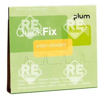PLUM QUICKFIX Klebebinde Nachfüllung wasserfest 45 Stk
