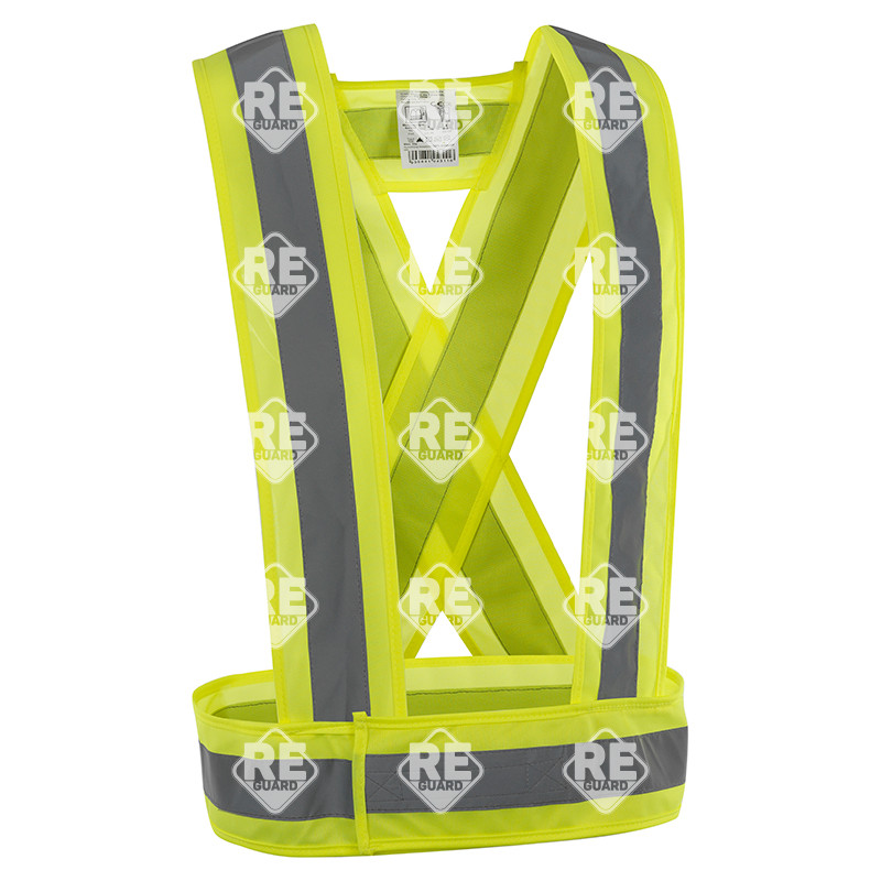 Reflektierender Schultergurt, orange,Herrengröße